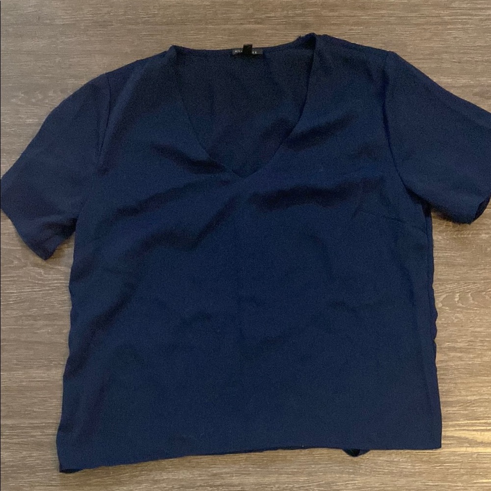 Dynamite Navy Blue Women's Top